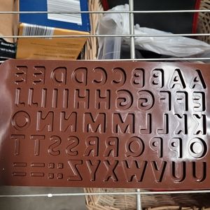 Silicone Mold Alphabet